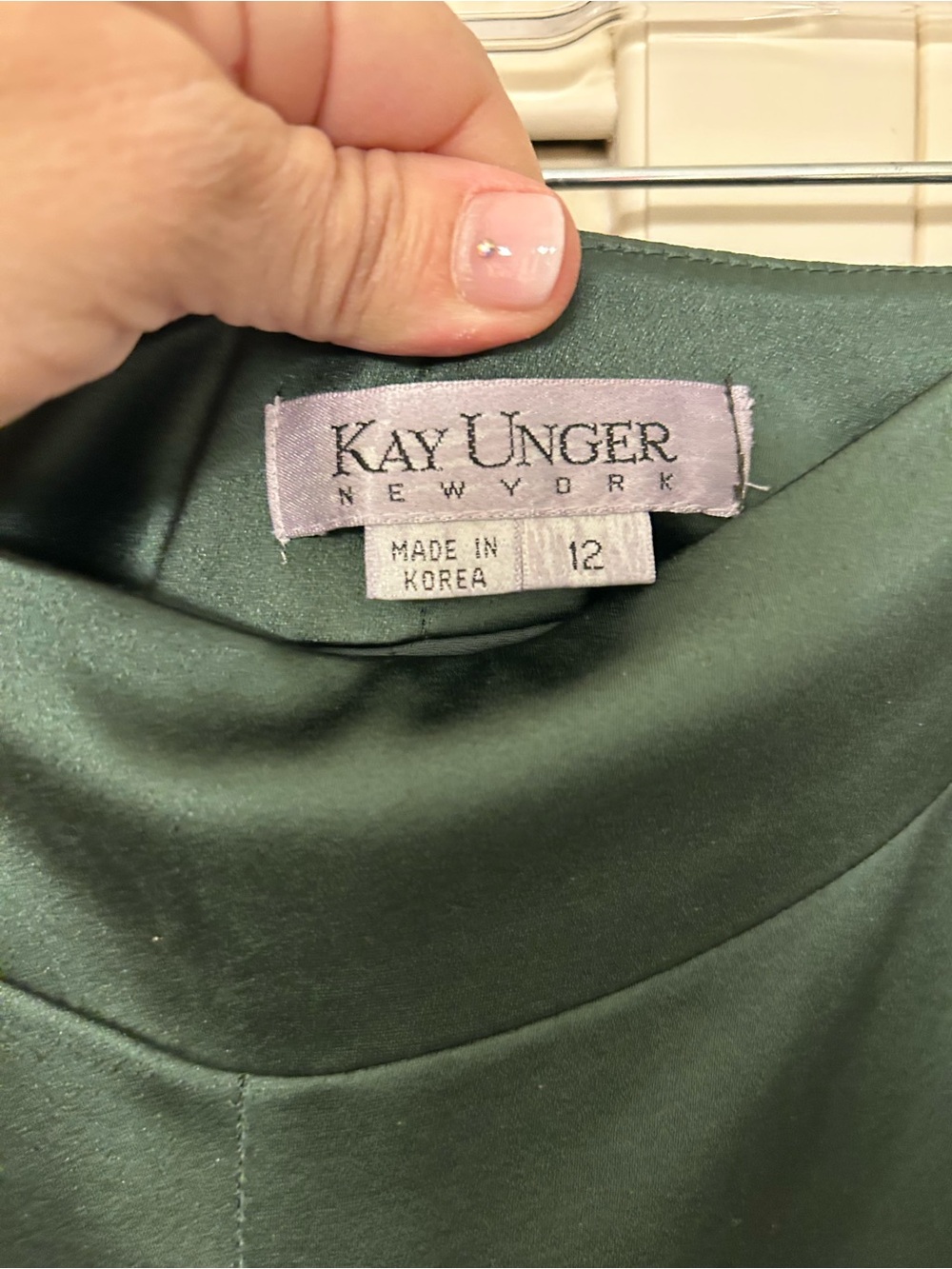 Kay Unger vintage silk wide leg trousers - Picture 2 of 4